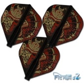 COSMO DARTS(�����������) [�ե饤��] Fit Flight AIR(�ե��åȥե饤�� ������) Printed Series(�ץ��ƥåɥ��꡼��) / Samurai Skull(����饤������) A