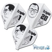 COSMO DARTS(�����������) [�ե饤��] Fit Flight AIR(�ե��åȥե饤�� ������) Printed Series(�ץ��ƥåɥ��꡼��) Thorben Meme(�ȥ�٥� �ߡ���) �ۥ磻��