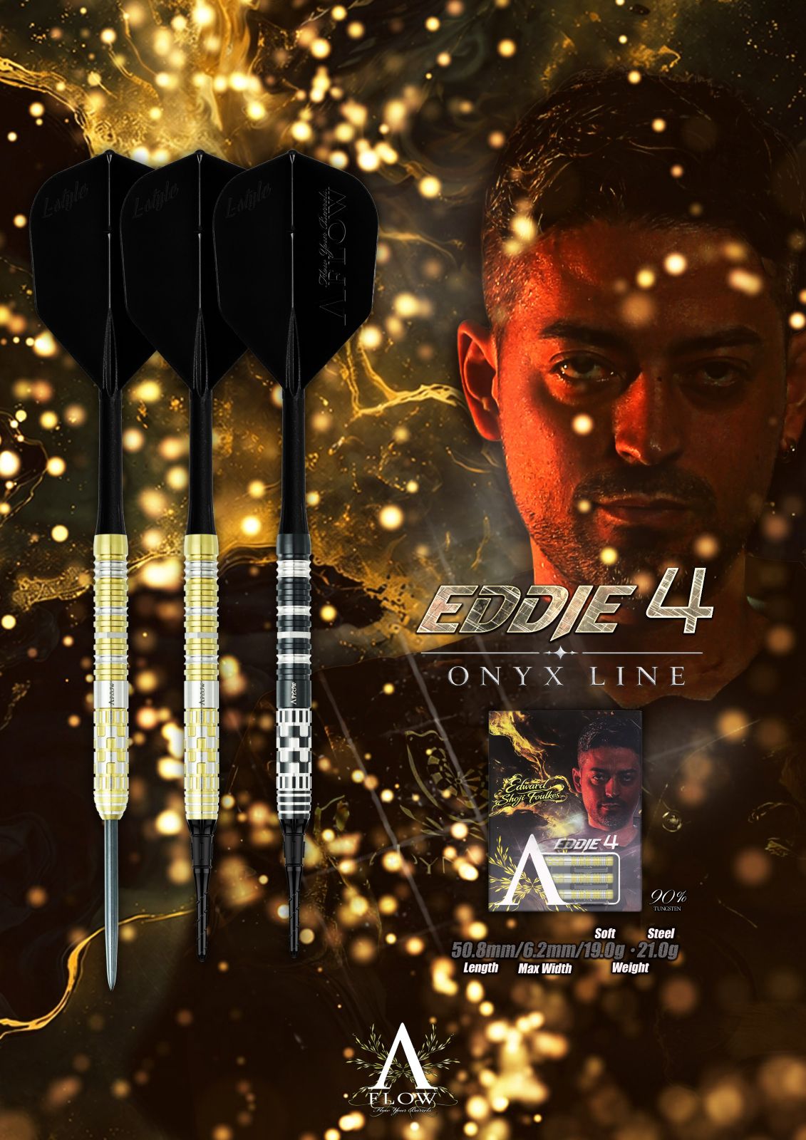 DYNASTY(�����ʥ��ƥ�) [�Х��] A-FLOW ONYX LINE(�����ե��� ���˥��� �饤��) EDDIE4 BLACK(���ǥ�4 �֥�å�) �ե����륯�� ���� ���ɥ�������ǥ�