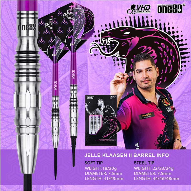 One80(��󥨥��ƥ�) [�Х��] Jelle Klaasen(��� ����å���) ver.2 2BA 20g ��� ����å��������ǥ�