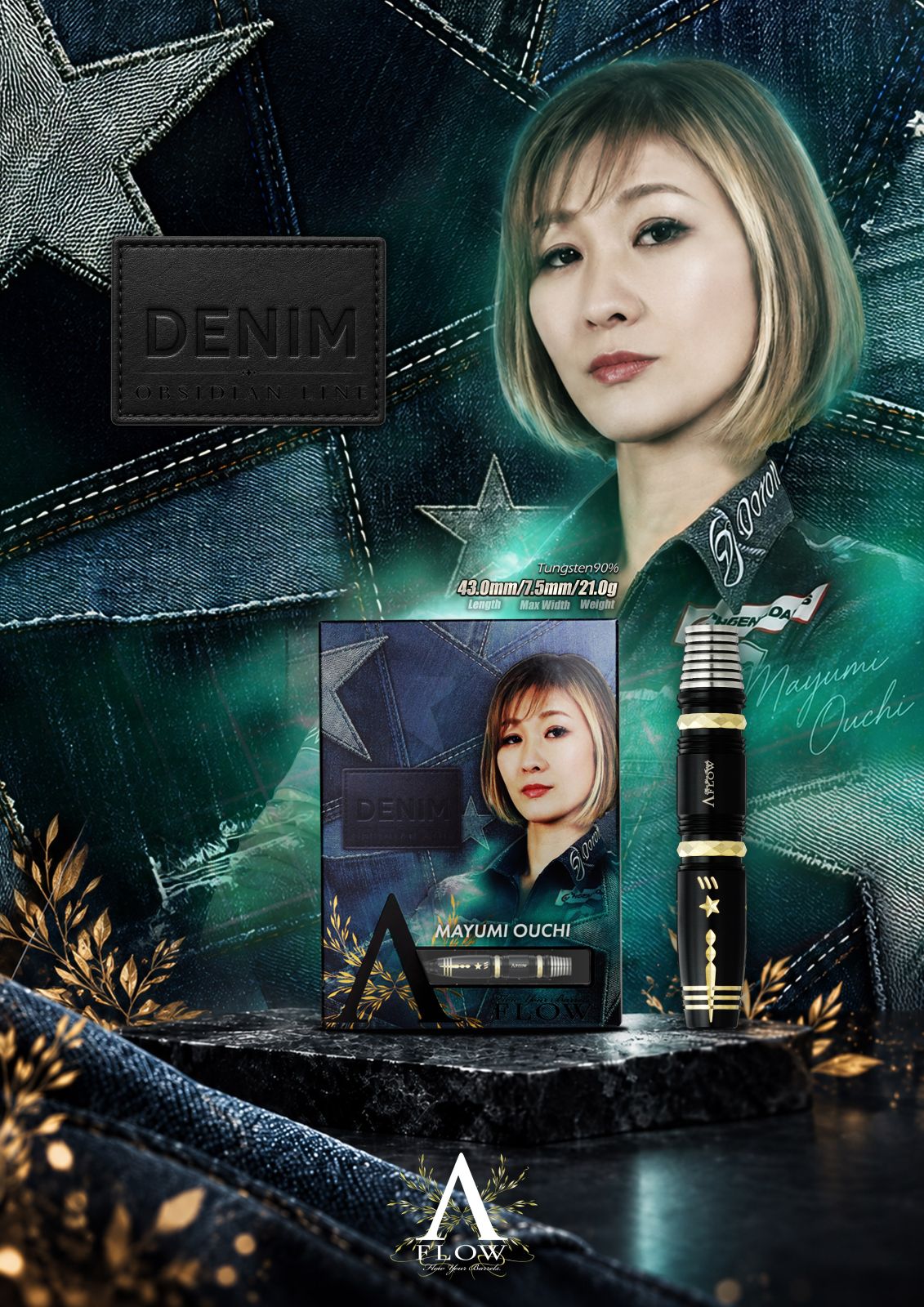 DYNASTY(�����ʥ��ƥ�) [�Х��] A-FLOW OBSIDIAN LINE(�����ե��� ���֥��ǥ����� �饤��) DENIM(�ǥ˥�) ������ͳ�������ǥ�