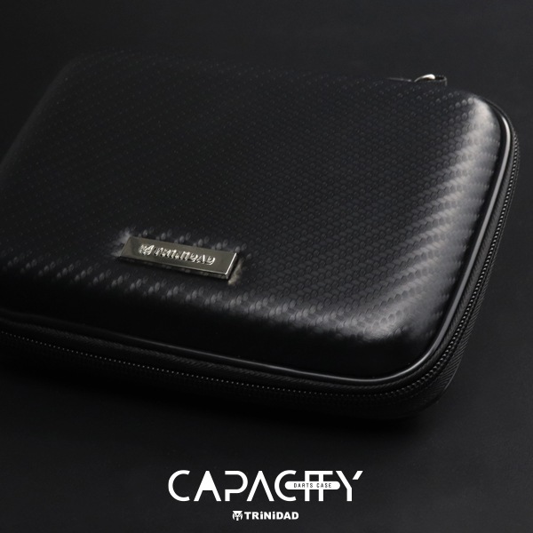 ダーツケースカバー（黒×黒） TRiNiDAD(トリニダード) [ダーツケース] CAPACITY(キャパシティ