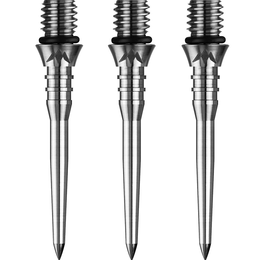 MISSION DARTS(�ߥå���������) [����С������] Titan Pro Conversion Dart Points Grooved/Smooth(������ץ� ����С������ݥ���� ���롼��/���ࡼ��) - Silver(����С�)