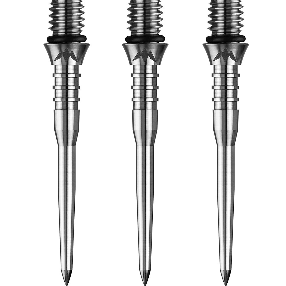 MISSION DARTS(�ߥå���������) [����С������] Titan Pro Conversion Dart Points Grooved/Smooth(������ץ� ����С������ݥ���� ���롼��/���ࡼ��) - Silver(����С�)