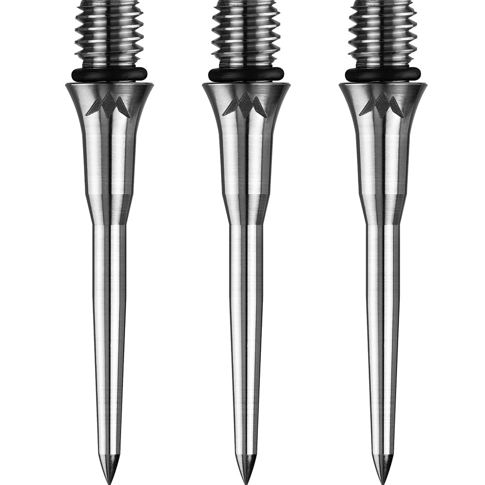 MISSION DARTS(�ߥå���������) [����С������] Titan Pro Conversion Dart Points Grooved/Smooth(������ץ� ����С������ݥ���� ���롼��/���ࡼ��) - Silver(����С�)