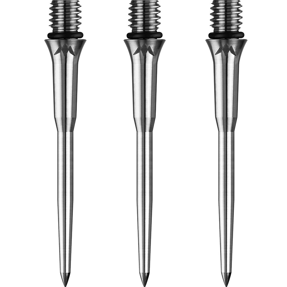 MISSION DARTS(�ߥå���������) [����С������] Titan Pro Conversion Dart Points Grooved/Smooth(������ץ� ����С������ݥ���� ���롼��/���ࡼ��) - Silver(����С�)