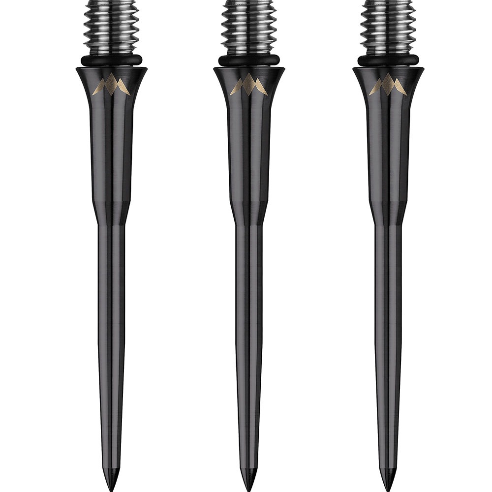 MISSION DARTS(�ߥå���������) [����С������] Titan Pro Conversion Dart Points Grooved / Smooth(������ץ� ����С������ݥ���� ���롼��/���ࡼ��) - Black(�֥�å�)