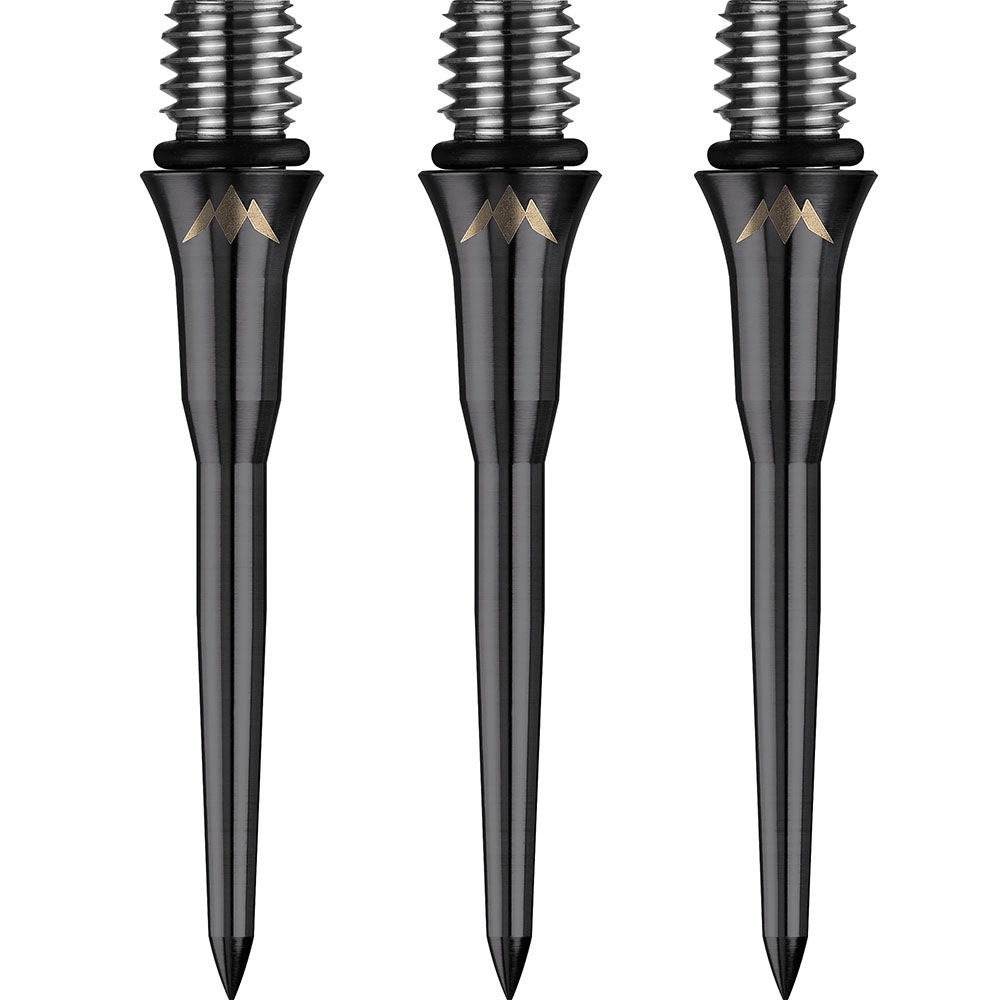 MISSION DARTS(�ߥå���������) [����С������] Titan Pro Conversion Dart Points Grooved / Smooth(������ץ� ����С������ݥ���� ���롼��/���ࡼ��) - Black(�֥�å�)