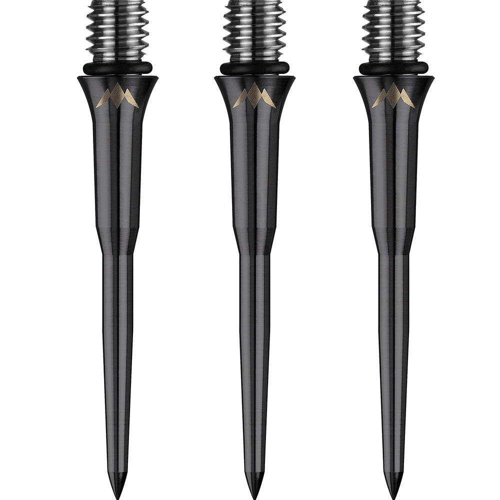 MISSION DARTS(�ߥå���������) [����С������] Titan Pro Conversion Dart Points Grooved / Smooth(������ץ� ����С������ݥ���� ���롼��/���ࡼ��) - Black(�֥�å�)