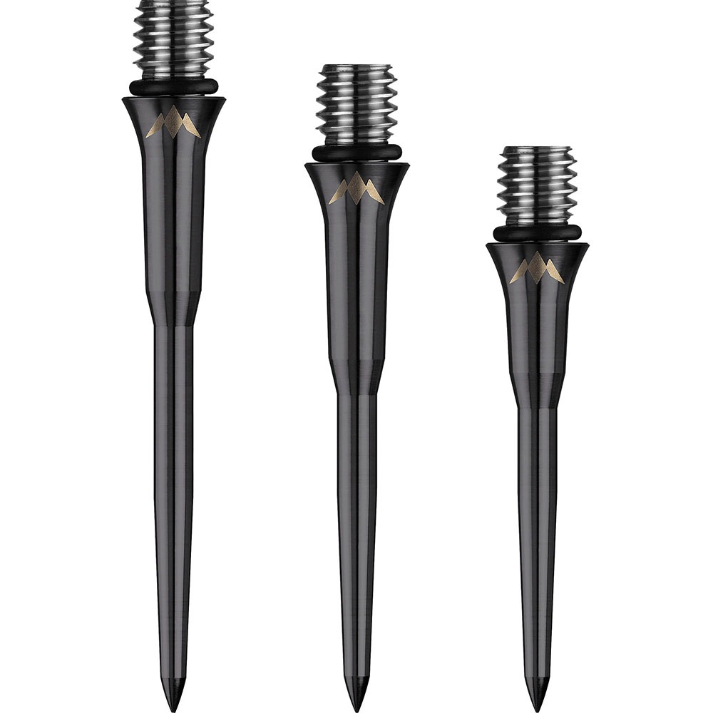 MISSION DARTS(�ߥå���������) [����С������] Titan Pro Conversion Dart Points Grooved / Smooth(������ץ� ����С������ݥ���� ���롼��/���ࡼ��) - Black(�֥�å�)