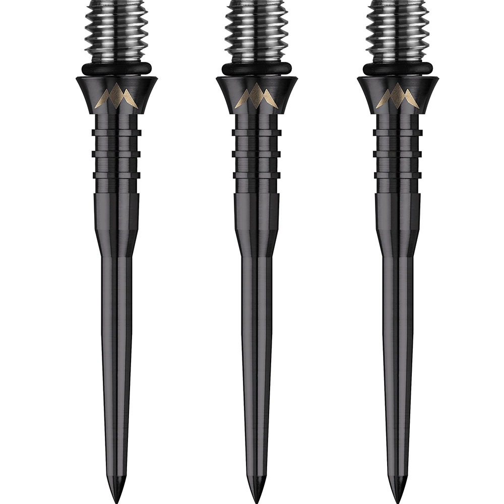 MISSION DARTS(�ߥå���������) [����С������] Titan Pro Conversion Dart Points Grooved / Smooth(������ץ� ����С������ݥ���� ���롼��/���ࡼ��) - Black(�֥�å�)
