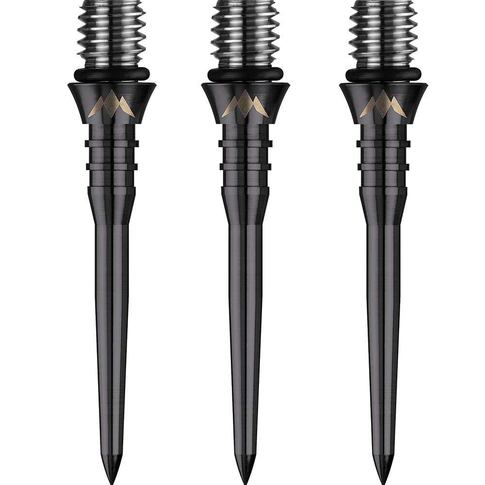 MISSION DARTS(�ߥå���������) [����С������] Titan Pro Conversion Dart Points Grooved / Smooth(������ץ� ����С������ݥ���� ���롼��/���ࡼ��) - Black(�֥�å�)