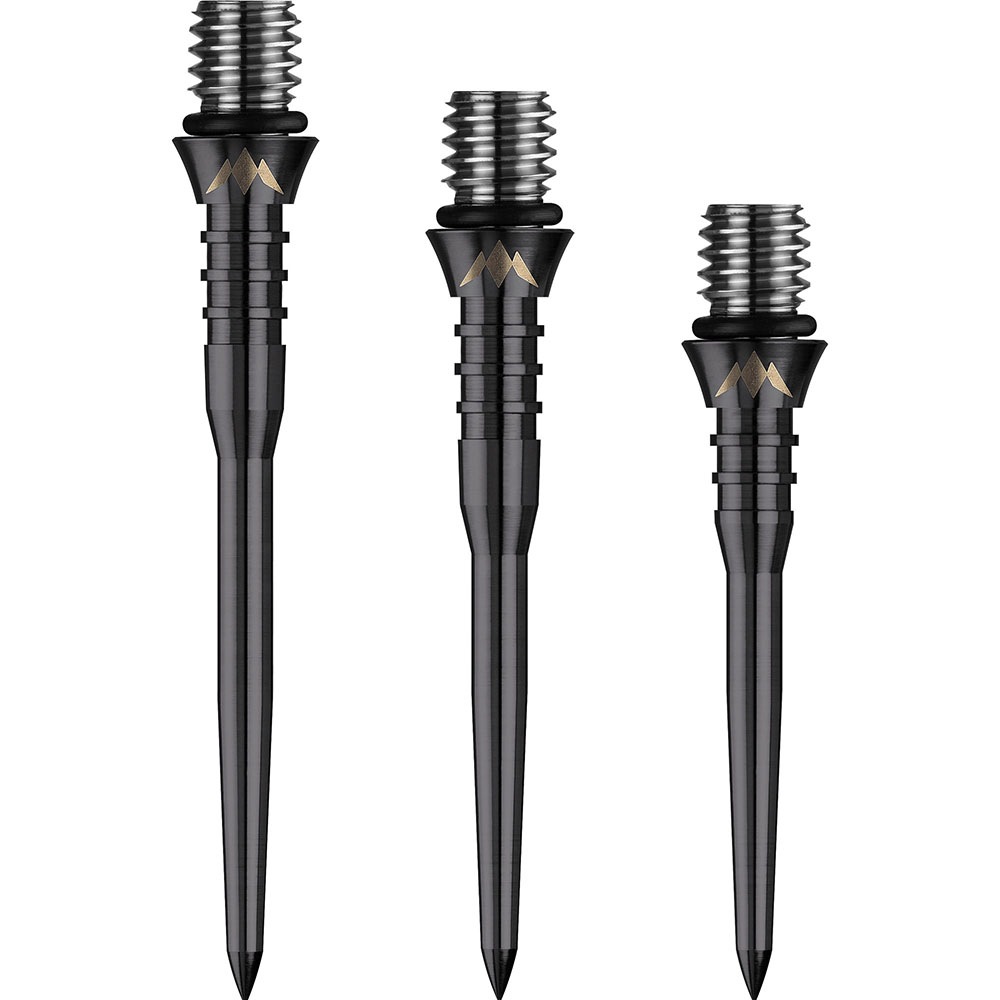 MISSION DARTS(�ߥå���������) [����С������] Titan Pro Conversion Dart Points Grooved / Smooth(������ץ� ����С������ݥ���� ���롼��/���ࡼ��) - Black(�֥�å�)