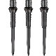 MISSION DARTS(�ߥå���������) [����С������] Titan Pro Conversion Dart Points Grooved / Smooth(������ץ� ����С������ݥ���� ���롼��/���ࡼ��) - Black(�֥�å�)