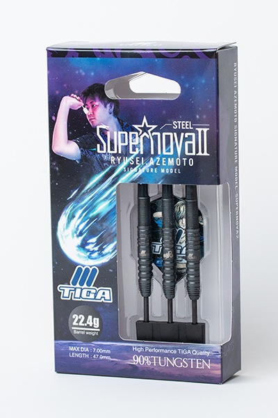 【新品未使用】 ティガ スーパーノヴァ フュージョン ダーツ バレル ティガ】スーパーノヴァ フュージョン 2BA16.5g 畦元隆成選手