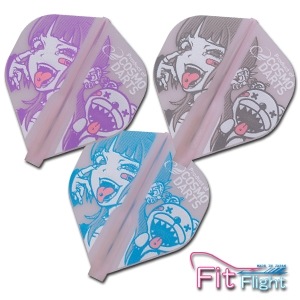 Fit Flight 2022 Kuromi Shape ダーツフライト COSMO DARTS(コスモ