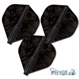 COSMO DARTS(�����������) [�ե饤��] Fit Flight/AIR(�ե��åȥե饤��/������) Printed Series(�ץ��ƥåɥ��꡼��) STEALTH3(���ƥ륹3) D�֥�å�