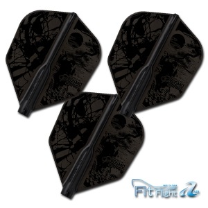 COSMO DARTS(�����������) [�ե饤��] Fit Flight/AIR(�ե��åȥե饤��/������) Printed Series(�ץ��ƥåɥ��꡼��) STEALTH3(���ƥ륹3) D�֥�å�