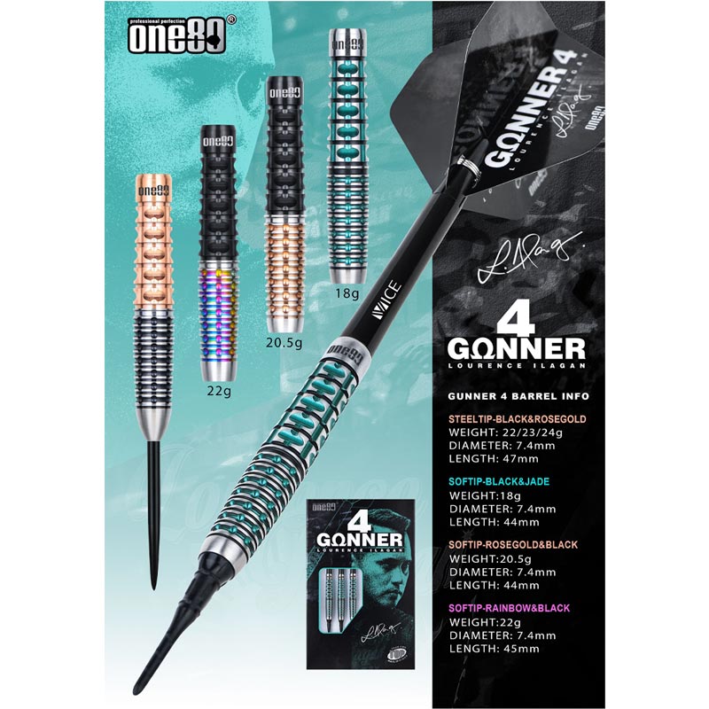 One80(��󥨥��ƥ�) [�Х��] GUNNER(����ʡ�) ver.4 2BA 20.5g Rosegold��Black ������󥹡����饬�������ǥ�