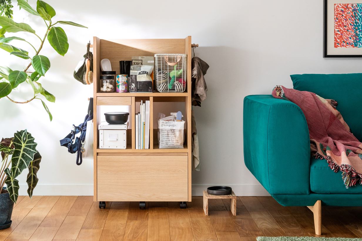 【可動式ラック収納】マルチラックケア〈カリモク〉