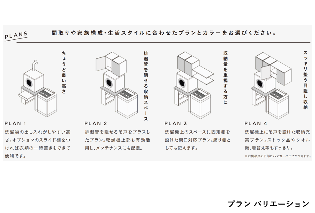 施工必要/本体】リンナイ推奨品 ガス乾燥機「乾太くん」専用収納