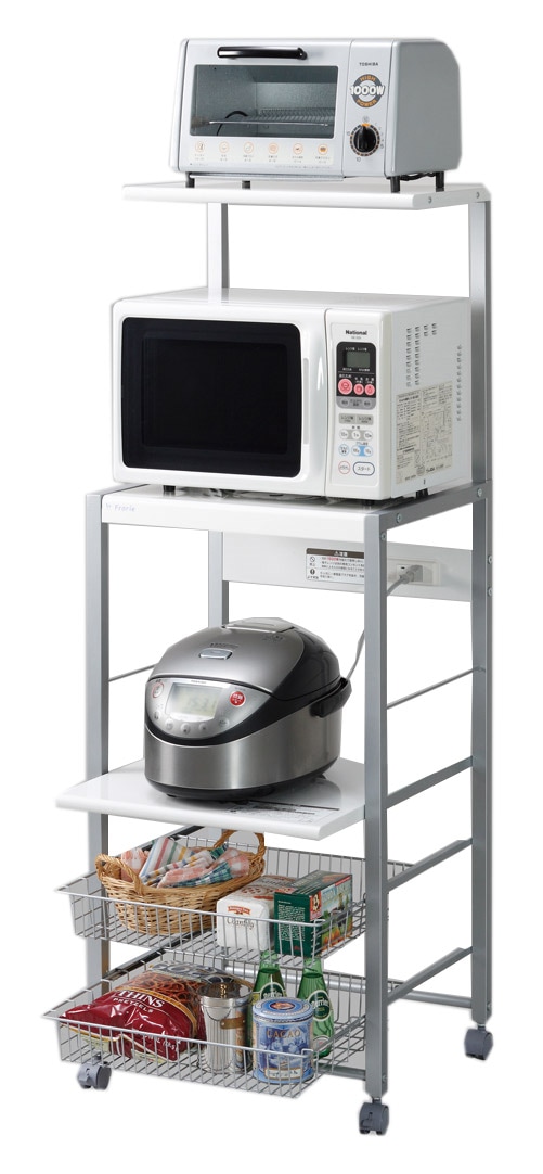 エムケー精工 ORE-102W オープンラック「Frorie」スリムタイプ (代引