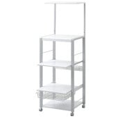 (送料無料)(代引不可)エムケー精工 ORH-202W オープンラック4段 ハイタイプ ホワイト