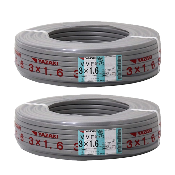 vvf1.6-3c 100m」の人気商品一覧 | 安い商品を通販サイトから探す