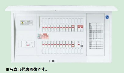 パナソニック BQEF85221C2 住宅分電盤 太陽光発電システム・エコキュート・IH対応 フリースペース付 単相3線計測電源用ブレーカ内蔵 リミッタースペースなし 22+1+1 50A
