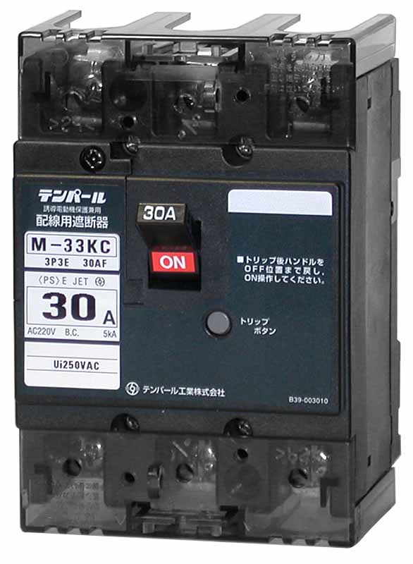 �e���p�[���H�� M33KC160 �z���p�Ւf�� ���d�Ջ���`�T�C�Y 16A(3.7kW)