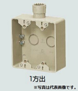 �����H�� SW1-22WFGH �I�o�X�C�b�`�{�b�N�X (G�^�C�v) 2���p 1���o �O���[