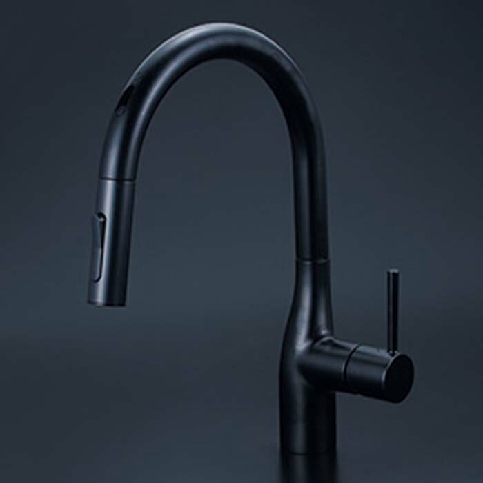 【美品】KVK シングルシャワー付き混合栓　KM6061 シングルシャワー付混合栓（eレバー）セントクめっき：KM6061ECS