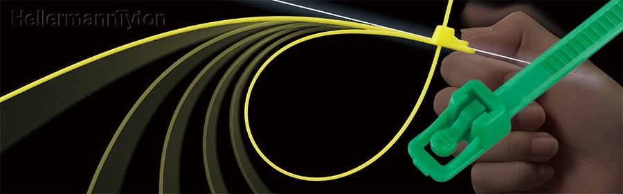 �w���}���^�C�g�� ORF200-S-W-GRN �A�E�g���o�[���s�[�g�^�C�ΐF(100�{��) �^�C�g�� HellermannTyton