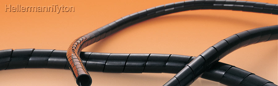 �w���}���^�C�g�� TS-13N12-W �X�p�C�����`���[�u �ό� 50m×1�� �^�C�g�� HellermannTyton