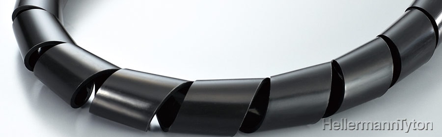 �w���}���^�C�g�� TS-20-W �X�p�C�����`���[�u �ό� 25m×1�� �� �^�C�g�� HellermannTyton