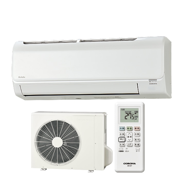 �R���i CSH-B28CR-W ���[���G�A�R�� 10���p ������(ReLaLa) B�V���[�Y 2024�N���f�� ���{�� 100V �z���C�g (CSH-B28BR�̌�p�i) CORONA