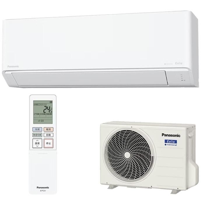 �p�i�\�j�b�N CS-285DN-W ���[���G�A�R�� �G�I���A eolia N�V���[�Y ���10�� �N���X�^���z���C�g 2025�N���f�� �P��100V �N�[���[ ��[ �g�[ (CS-284DN-W�̌�p�i) Panasonic