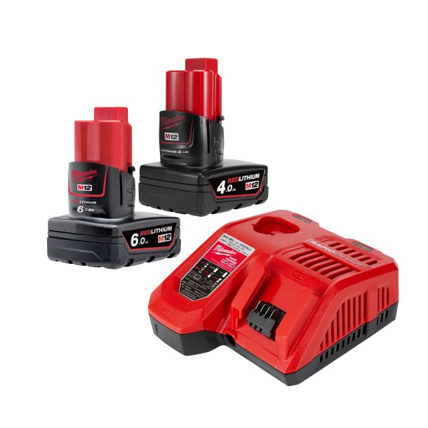 �~���E�H�[�L�[ M12-18-NRG-642-JP M12 4.0Ah & 6.0Ah FC �X�^�[�g�L�b�g MILWAUKEE