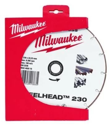 �~���E�H�[�L�[ 4932492016 230mm �_�C�������h�u���[�h (�X�`�[���w�b�h) MILWAUKEE