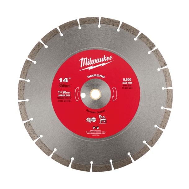 �~���E�H�[�L�[ 49-93-7040 14�C���`(356mm) �_�C�������h�u���[�h (�Z�O�����g�^) MILWAUKEE