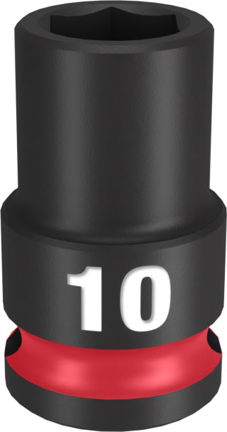 �~���E�H�[�L�[ 49-66-6134 SHOCKWAVE IMPACT DUTY �C���p�N�g�\�P�b�g 3/8�C���`(9.5mm)�p 10mm MILWAUKEE