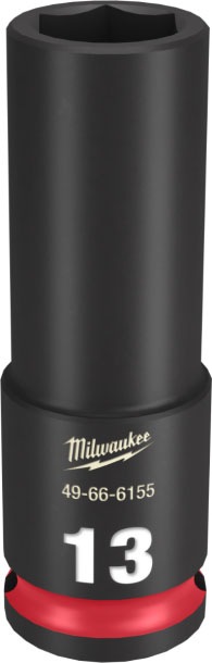 �~���E�H�[�L�[ 49-66-6155 SHOCKWAVE IMPACT DUTY �f�B�[�v�C���p�N�g�\�P�b�g 3/8�C���`(9.5mm)�p 13mm MILWAUKEE