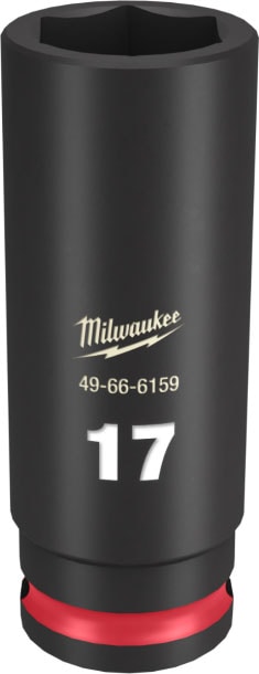 �~���E�H�[�L�[ 49-66-6159 SHOCKWAVE IMPACT DUTY �f�B�[�v�C���p�N�g�\�P�b�g 3/8�C���`(9.5mm)�p 17mm MILWAUKEE