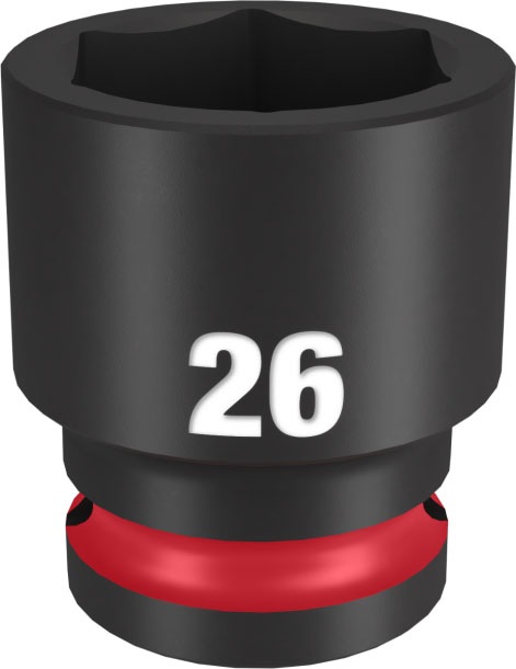 �~���E�H�[�L�[ 49-66-6258 SHOCKWAVE IMPACT DUTY �C���p�N�g�\�P�b�g 1/2�C���`(12.7mm)�p 26mm MILWAUKEE