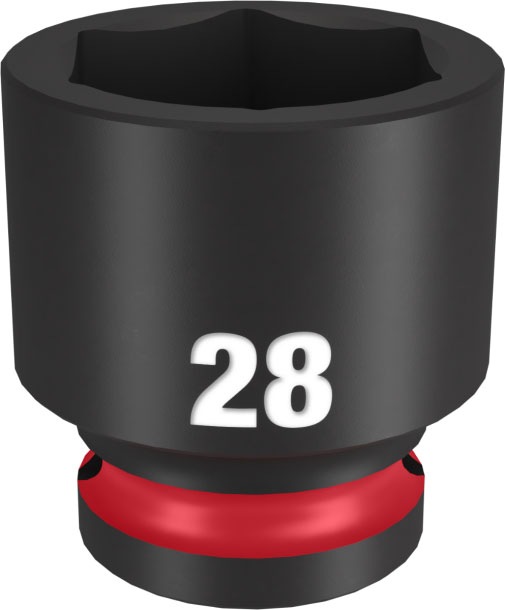 �~���E�H�[�L�[ 49-66-6260 SHOCKWAVE IMPACT DUTY �C���p�N�g�\�P�b�g 1/2�C���`(12.7mm)�p 28mm MILWAUKEE
