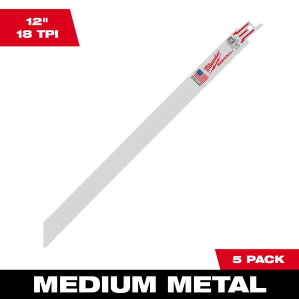 �~���E�H�[�L�[ 48-00-5189 THIN KERF���H�p���V�v���\�[�u���[�h 18TPI 305mm(5�{�p�b�N) MILWAUKEE