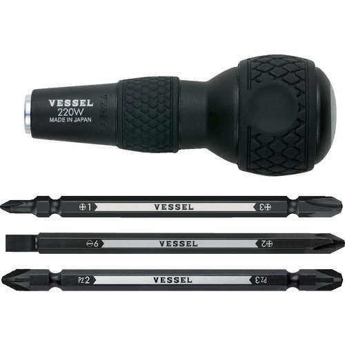 �x�b�Z�� 220W-3 �{�[���O���b�v���փh���C�o�[�Z�b�g No.220W-3(�r�b�g3�{�g)  �h���C�o�[ VESSEL