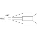 ���� A1005 �͂񂾏�����p�����p�[�c �m�Y�� ���a1.0mm �K���@��474/475/701/808 HAKKO