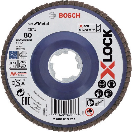 �{�b�V�� 2608619211 X-LOCK�����f�B�X�N125G80  (10�Z�b�g) BOSCH