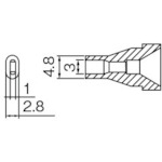 ���� N6115 �m�Y�� 3X1MM HAKKO